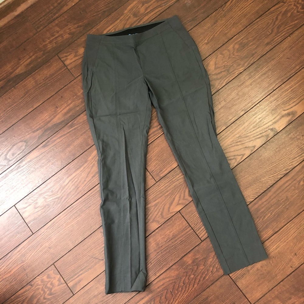 Stretch twill ankle pants